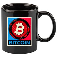 Bitcoin BTC Logo Crypto Currency Moon Hodl 11oz C Handle Ceramic Mug