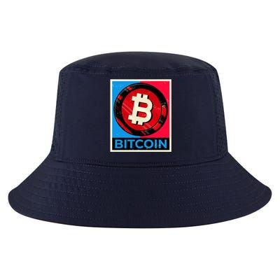 Bitcoin BTC Logo Crypto Currency Moon Hodl Cool Comfort Performance Bucket Hat