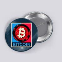 Bitcoin BTC Logo Crypto Currency Moon Hodl Button