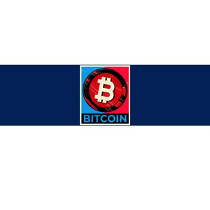 Bitcoin BTC Logo Crypto Currency Moon Hodl Bumper Sticker