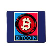 Bitcoin BTC Logo Crypto Currency Moon Hodl Mousepad