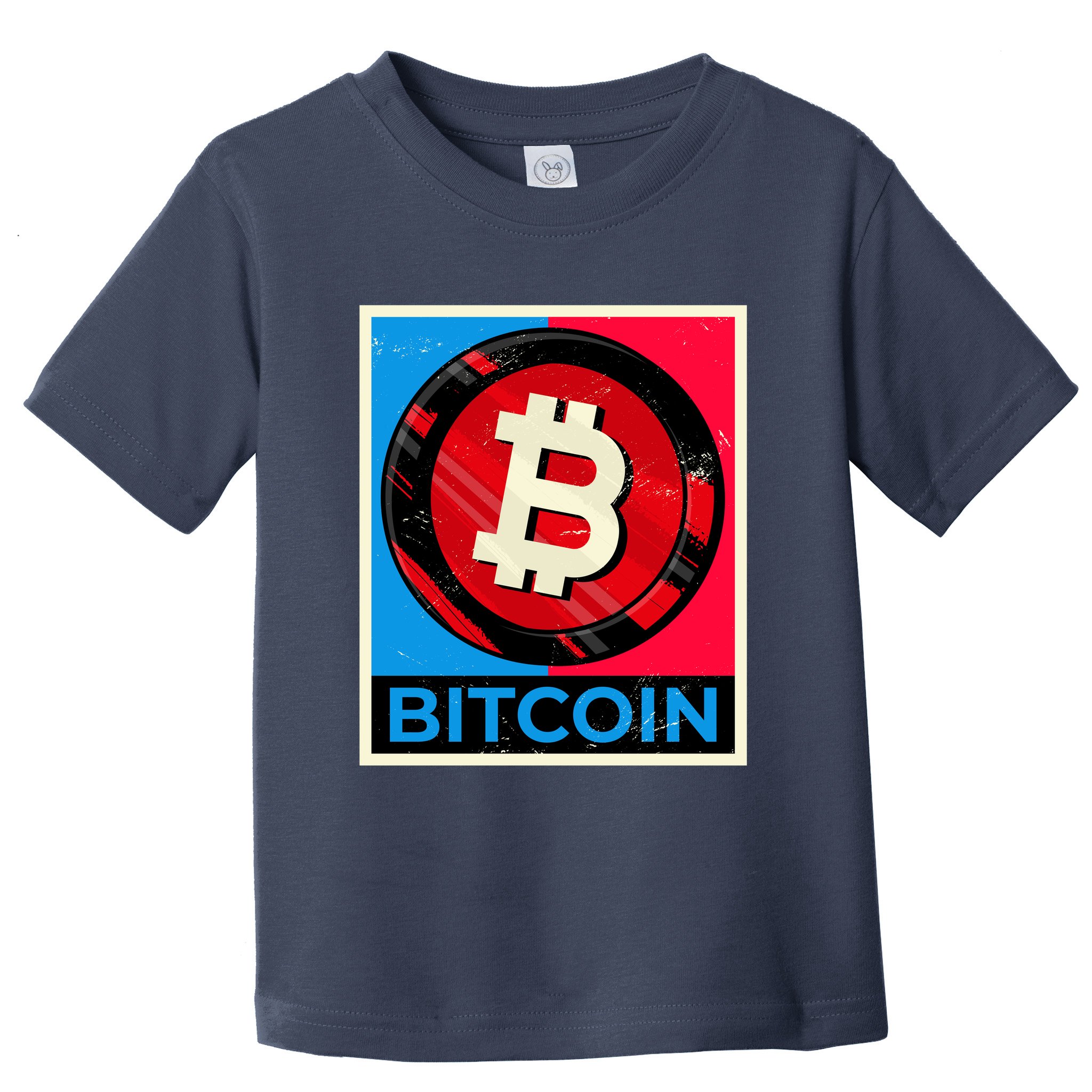 Bitcoin BTC Logo Crypto Currency Moon Hodl Toddler T-Shirt