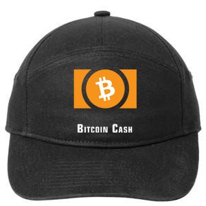 Bitcoin Cash Classic 7-Panel Snapback Hat