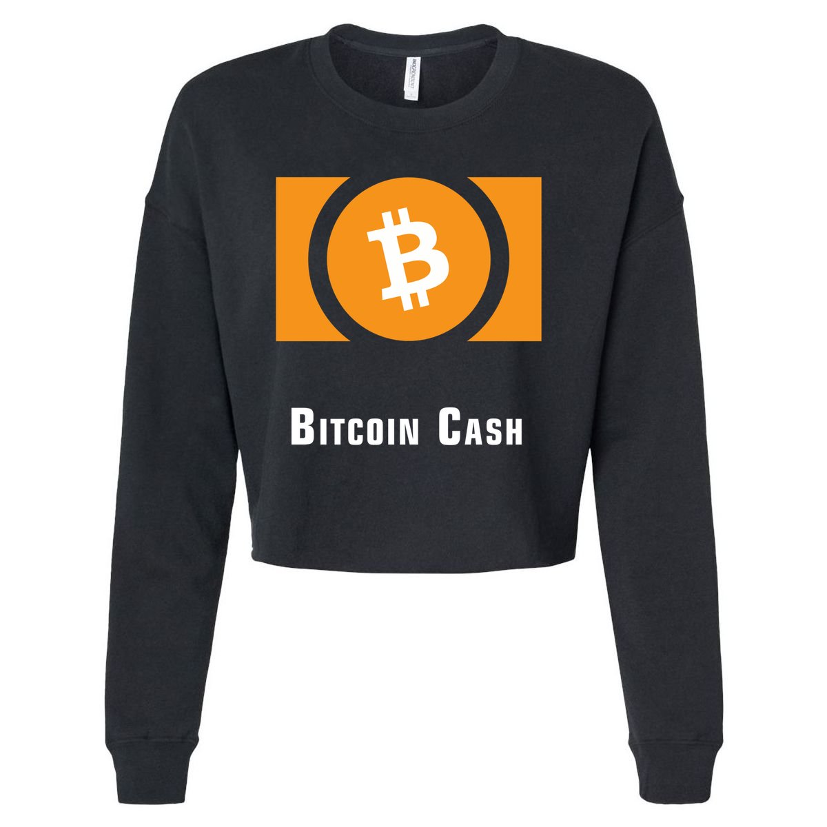 Bitcoin Cash Classic Cropped Pullover Crew