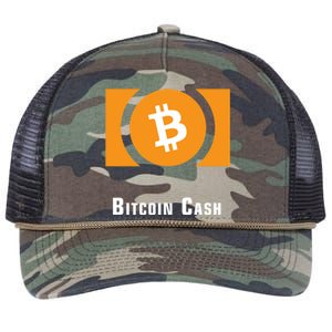 Bitcoin Cash Classic Retro Rope Trucker Hat Cap