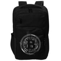 Bitcoin Chip Logo Impact Tech Backpack