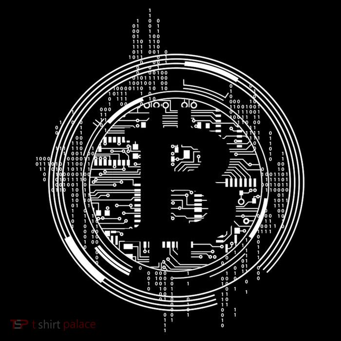Bitcoin Chip Logo Impact Tech Backpack