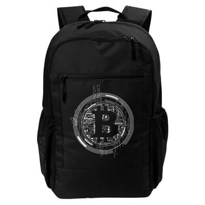 Bitcoin Chip Logo Daily Commute Backpack