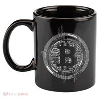 Bitcoin Chip Logo 11oz C Handle Ceramic Mug