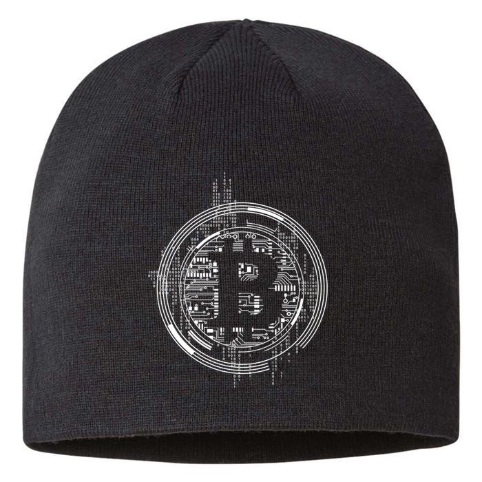 Bitcoin Chip Logo Sustainable Beanie