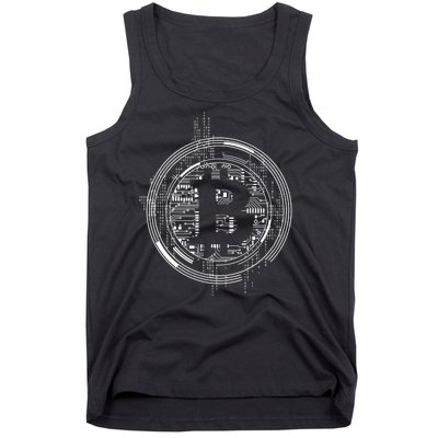 Bitcoin Chip Logo Tank Top