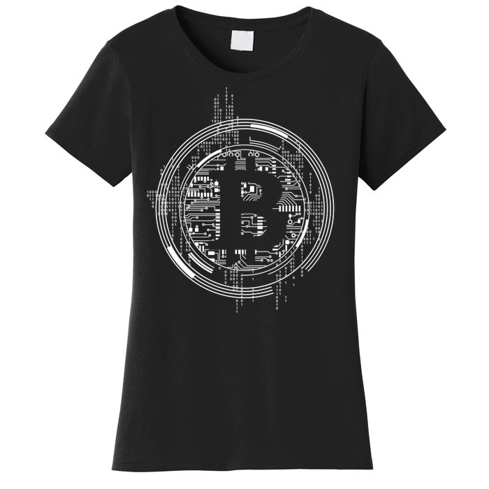 Bitcoin Chip Logo Women's T-Shirt