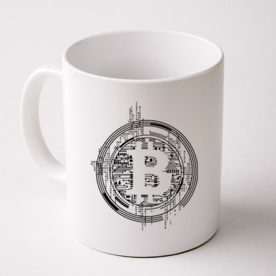 Bitcoin Chip Logo Coffee Mug