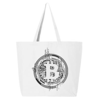 Bitcoin Chip Logo 25L Jumbo Tote