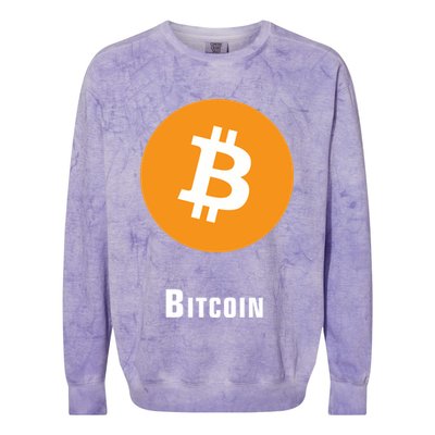 Bitcoin Classic Colorblast Crewneck Sweatshirt