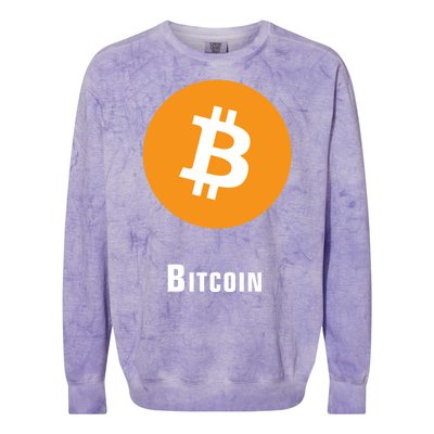 Bitcoin Classic Colorblast Crewneck Sweatshirt