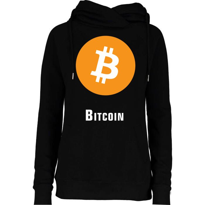 Bitcoin Classic Womens Funnel Neck Pullover Hood