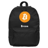 Bitcoin Classic 16 in Basic Backpack