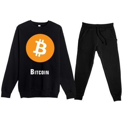 Bitcoin Classic Premium Crewneck Sweatsuit Set