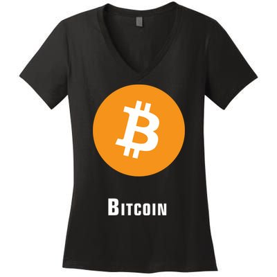 Bitcoin Classic Women's V-Neck T-Shirt