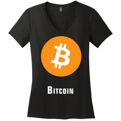 Bitcoin Classic Women's V-Neck T-Shirt