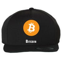 Bitcoin Classic Wool Snapback Cap