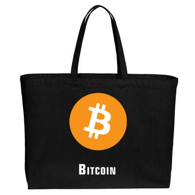 Bitcoin Classic Cotton Canvas Jumbo Tote