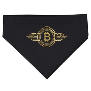 Bitcoin Crypto Coin USA-Made Doggie Bandana