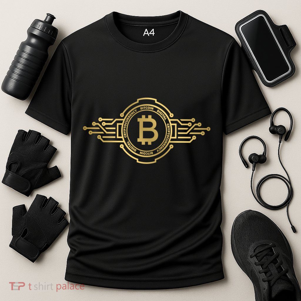 Bitcoin Crypto Coin Performance Shirt