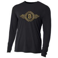 Bitcoin Crypto Coin Cooling Performance Long Sleeve Crew