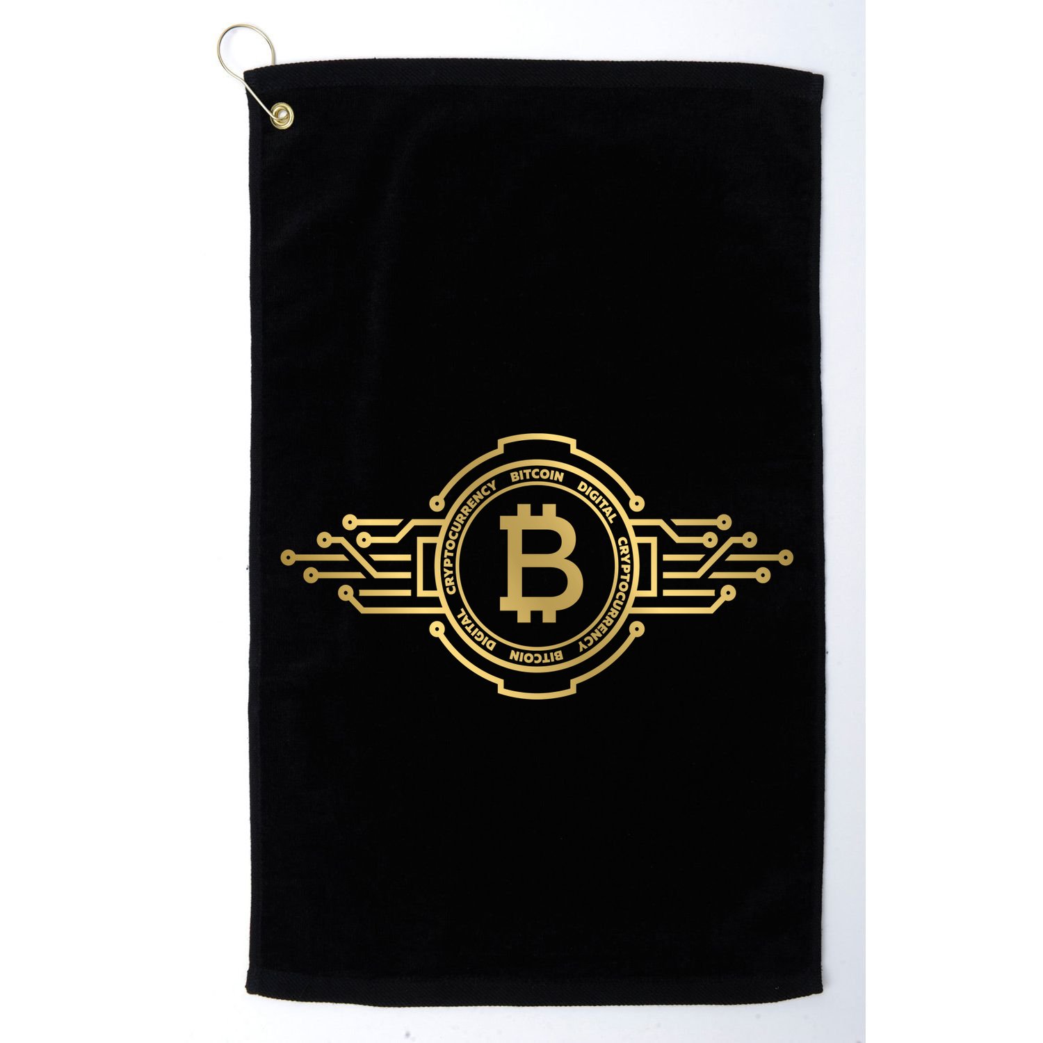 Bitcoin Crypto Coin Golf Towel