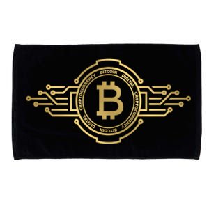 Bitcoin Crypto Coin Microfiber Hand Towel