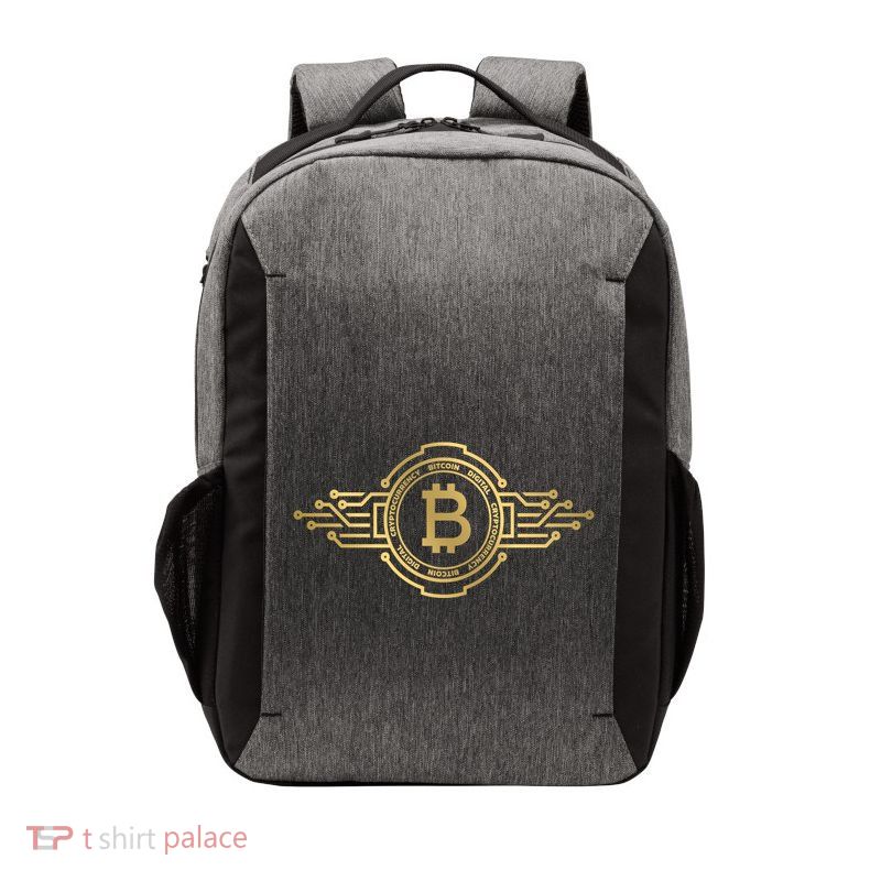 Bitcoin Crypto Coin Vector Backpack