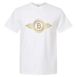 Bitcoin Crypto Coin Garment-Dyed Heavyweight T-Shirt