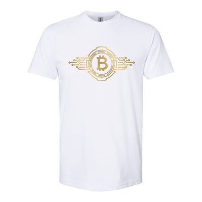 Bitcoin Crypto Coin Softstyle® CVC T-Shirt