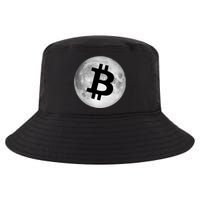 Bitcoin Cryptocurrency Fly Me To The Moon Logo Cool Comfort Performance Bucket Hat