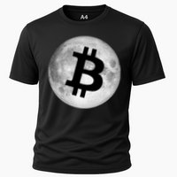 Bitcoin Cryptocurrency Fly Me To The Moon Logo Performance Shirt