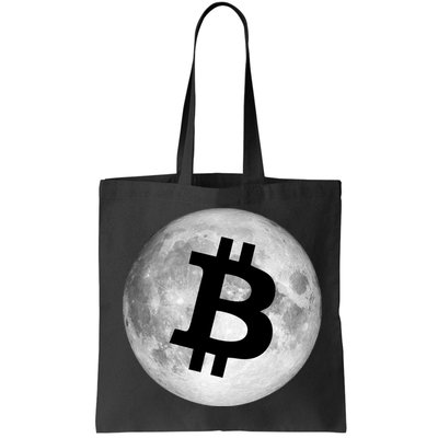Bitcoin Cryptocurrency Fly Me To The Moon Logo Bag