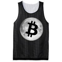 Bitcoin Cryptocurrency Fly Me To The Moon Logo Mesh Reversible Basketball Jersey Tank