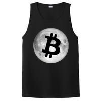 Bitcoin Cryptocurrency Fly Me To The Moon Logo PosiCharge Competitor Tank