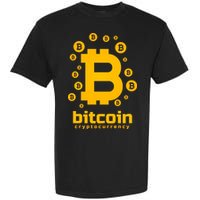 Bitcoin Cryptocurrency Logo Garment-Dyed Heavyweight T-Shirt