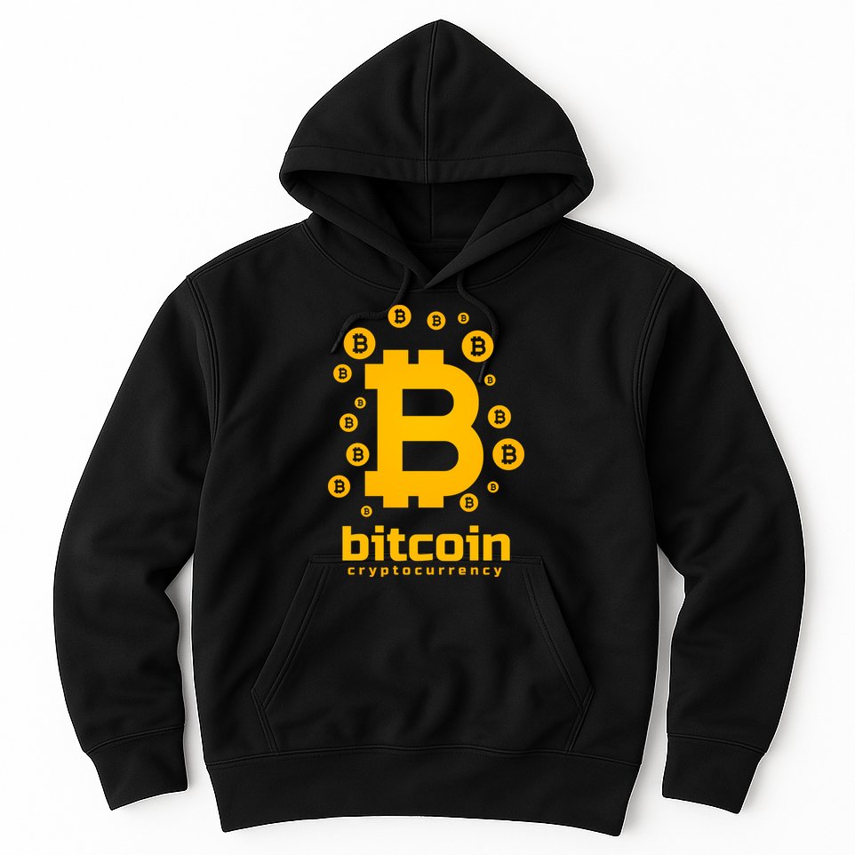 Bitcoin Cryptocurrency Logo Hoodie