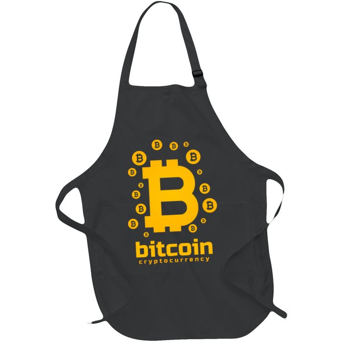 Bitcoin Cryptocurrency Logo Apron