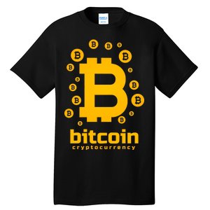 Bitcoin Cryptocurrency Logo Tall T-Shirt