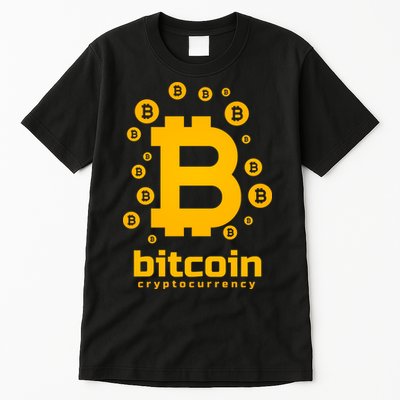 Bitcoin Cryptocurrency Logo Tall T-Shirt