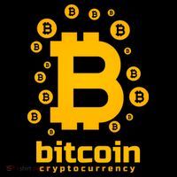Bitcoin Cryptocurrency Logo V-Neck T-Shirt