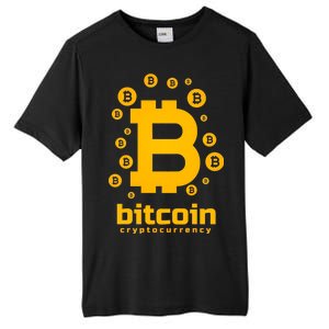 Bitcoin Cryptocurrency Logo Tall Fusion ChromaSoft Performance T-Shirt