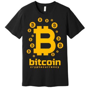 Bitcoin Cryptocurrency Logo Premium T-Shirt