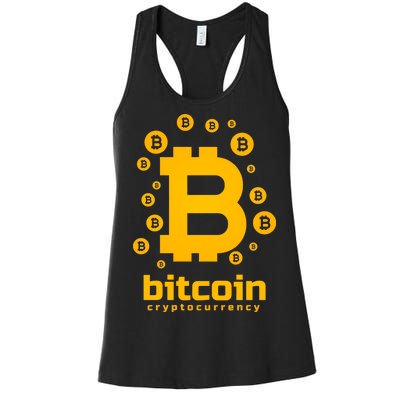 Bitcoin Cryptocurrency Logo Women's Racerback Tank