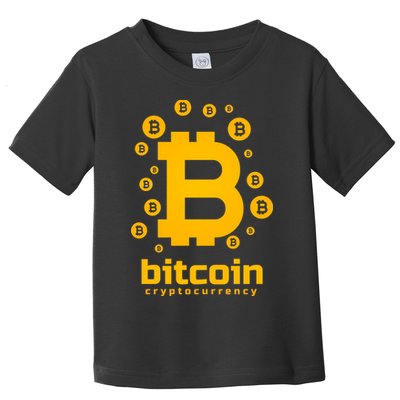 Bitcoin Cryptocurrency Logo Toddler T-Shirt